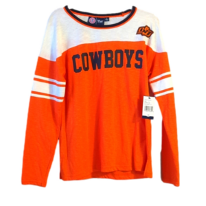 OSU oklahoma cowboys long sleeve top nwt
